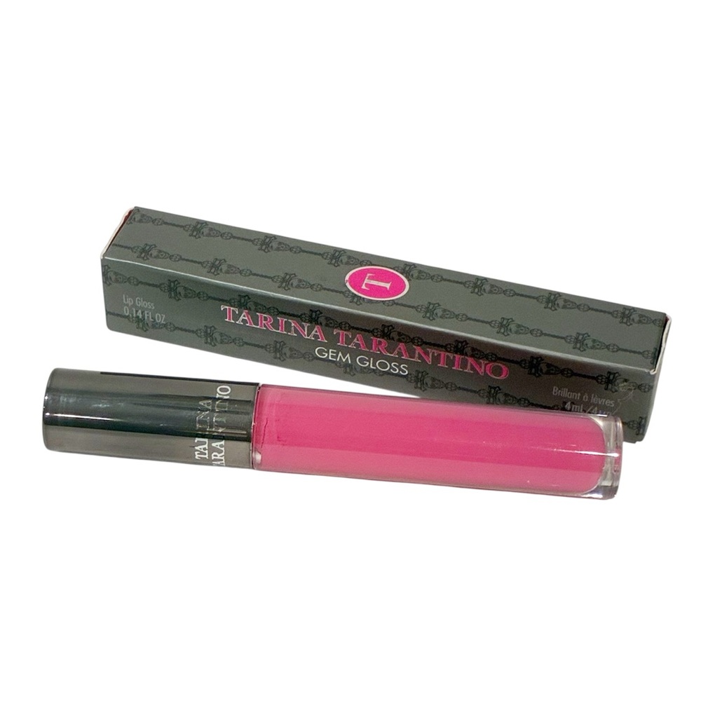 Tarina‎ Tarantino Gem Gloss Lip Gloss in Nouveau Pink 0.14 oz. Full Size NEW